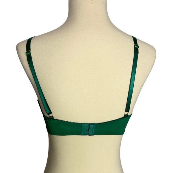 Green lace bra, 34D - Picture 8 of 11